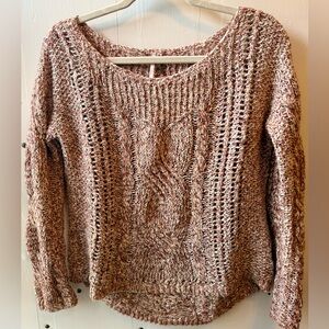 Free People chunky knit sweater